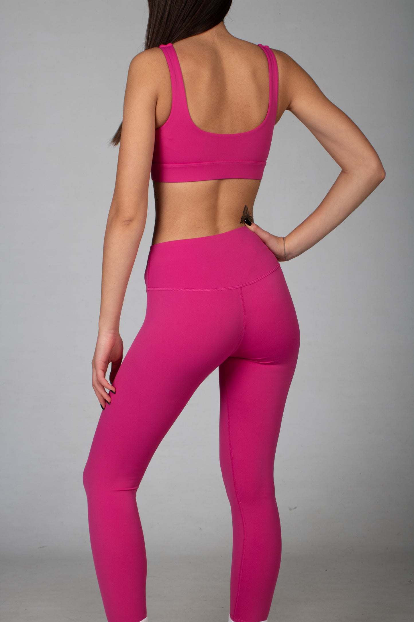 Fitty Essential Leggings Raspberry Rose