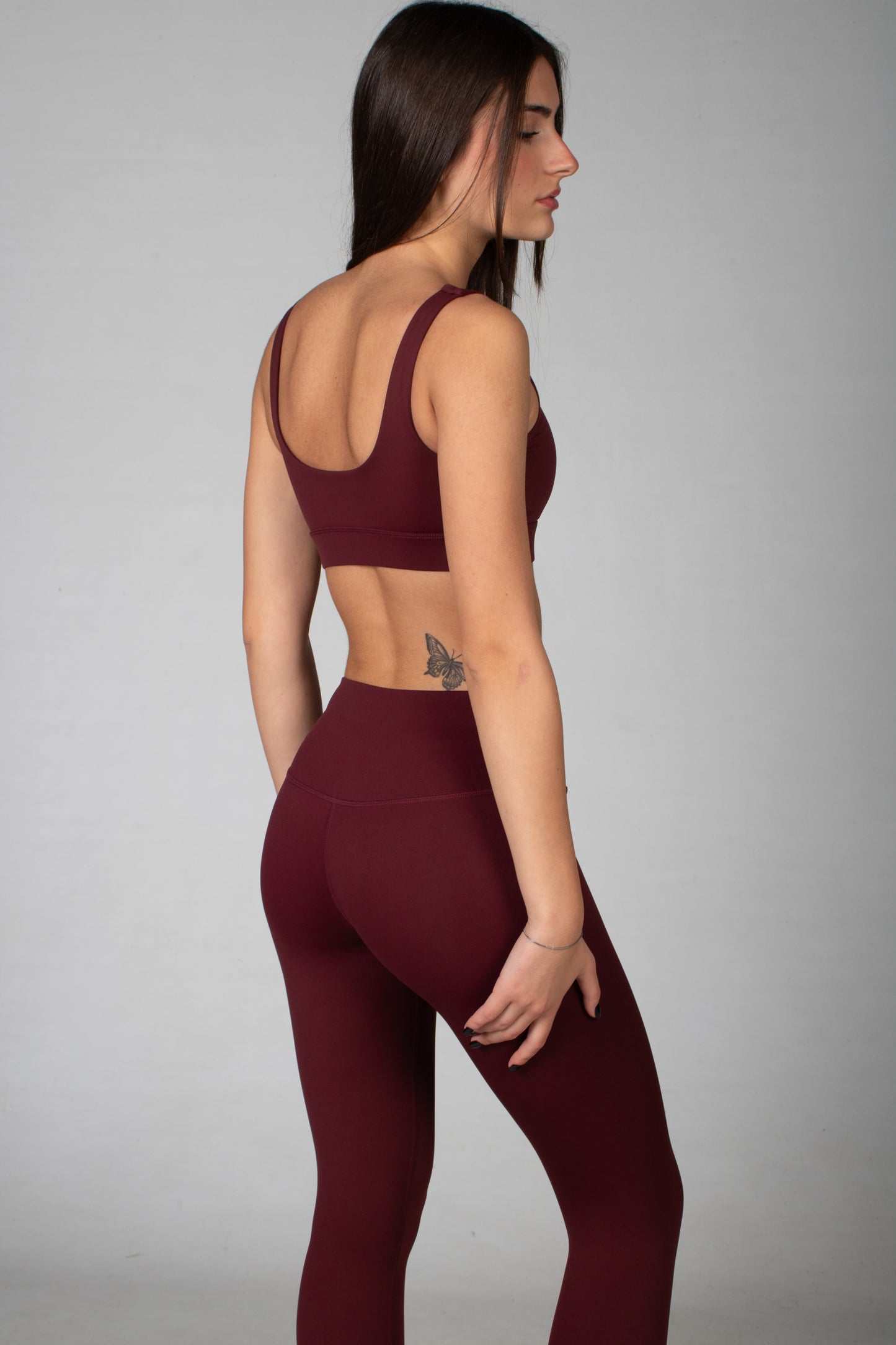 Fitty Essential Leggings Crimson Wine